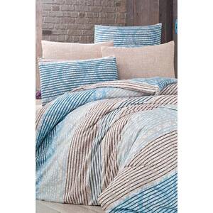 Lenjerie de pat Antique, 1 persoana, 65% bumbac + 35% poliester, 160 x 220 cm, 3 piese