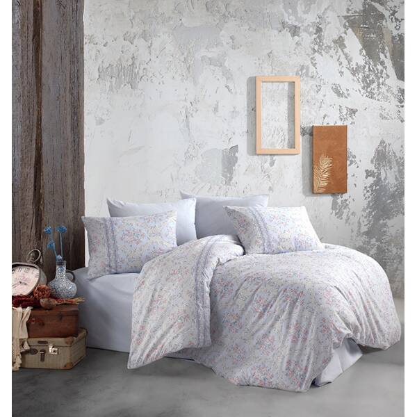 Lenjerie de pat Roses 3, 2 persoane, 100% bumbac, 200 x 220, 4 piese