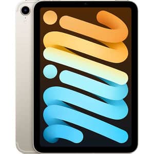 Tableta APPLE iPad Mini 6, 8.3", 64GB, Wi-Fi + 5G, Starlight