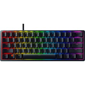 Tastatura Gaming Mecanica RAZER Huntsman Mini, Purple Switch, US, Tenkeyless, negru