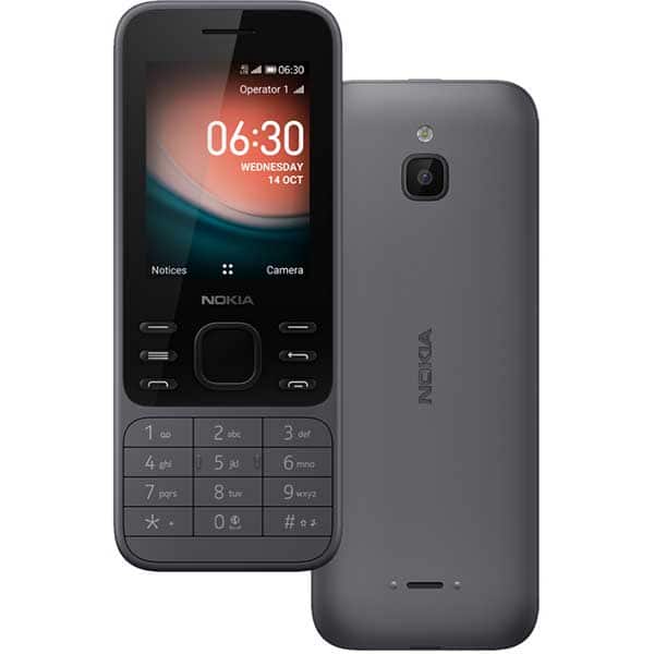 Telefon mobil NOKIA 6300, 4G, 4GB, 512MB RAM, Dual SIM, Light Charcoal