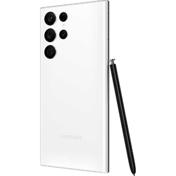 Telefon SAMSUNG Galaxy S22 Ultra 5G, 128GB, 8GB, RAM, Dual SIM, Phantom White