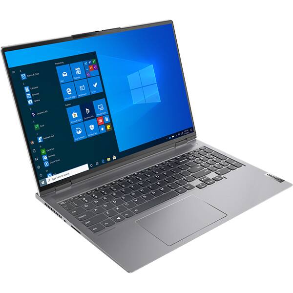 Laptop LENOVO ThinkBook 16p Gen2 ACH, AMD Ryzen 7 5800H pana la 4.4GHz, 16" WQXGA, 16GB, SSD 1TB, NVIDIA GeForce RTX 3060 6GB, Windows 10 Pro, gri