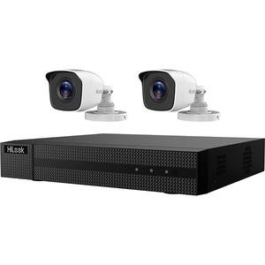 Kit supraveghere video HILOOK 501636, 2 camere Full HD 1080p, DVR, 4 canale, alb