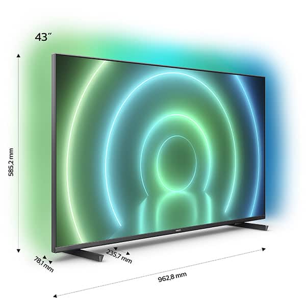 Televizor LED Smart PHILIPS 43PUS7906, Ultra HD 4K, HDR, 108cm