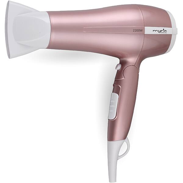 Uscator De Par Myria My4827 2200w 2 Viteze 3 Trepte Temperatura Roz