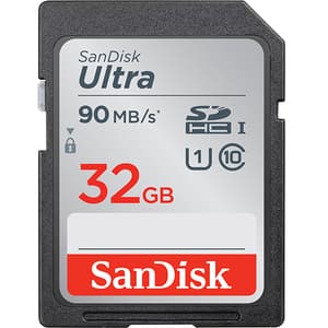 Card de memorie SANDISK Ultra, SDXC, 32GB, 100MB/s, UHS-I, clasa 10