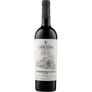 Vin rosu sec Cramele Cricova Cabernet Sauvignon Vintage 2019, 0.75L