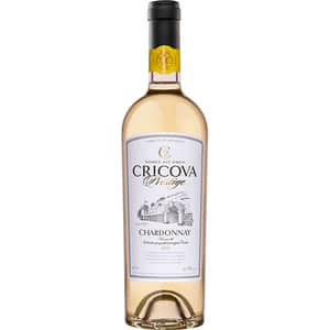 Vin alb sec Cramele Cricova Prestige Chardonnay 2021, 0.75L