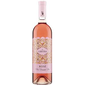 Vin rose demidulce Cramele Cricova Ornament, 0.75L, bax 6 sticle