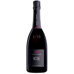 Vin spumant rose Contadi Castaldi Franciacorta Brut Rose DOCG, 0.75L