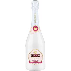 Vin spumant rose sec Angelli Elegance Rose Secco Pinot Noir, 0.75L, bax 6 sticle