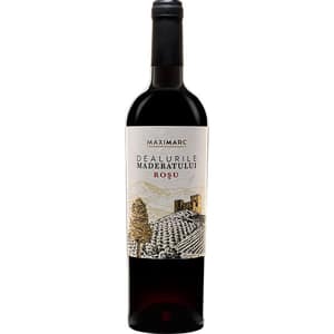 Vin rosu sec Crama Maximarc Dealurile Maderatului 2019, 0.75L, bax 6 sticle