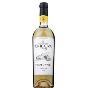 Vin alb sec Cramele Cricova Pinot Grigio 2020, 0.75L