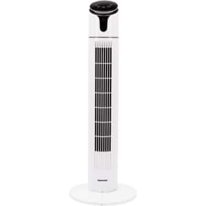 Ventilator turn DAEWOO DDV200, 3 trepte de viteza, 60W, alb-negru