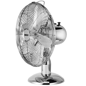 Ventilator de birou UNOLD U86830, 3 trepte viteza, 35W, argintiu