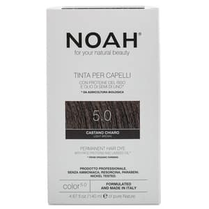 Vopsea de par naturala fara amonic NOAH, 5.0 Saten deschis, 140ml