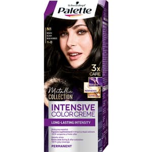 Vopsea de par PALETTE Intensive Color Creme, N1 Negru, 110ml