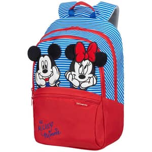 Ghiozdan SAMSONITE Disney Ultimate 2.0 Minnie/Mickey Stripes M, albastru-rosu