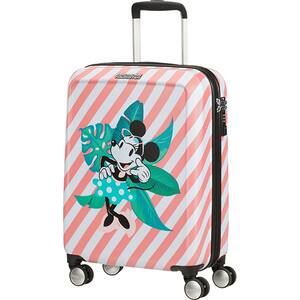 Troler AMERICAN TOURISTER Spinner Funlight Disney Minnie Miami Holiday, 55 cm, multicolor