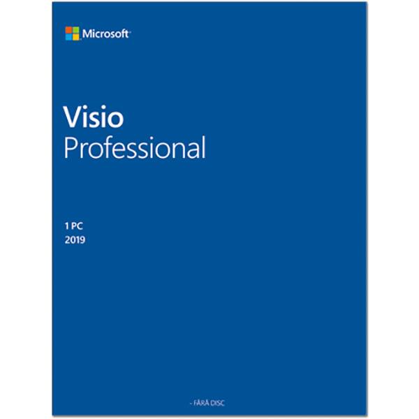 Licenta electronica Microsoft Visio Professional 2019, 1 dispozitiv, ESD
