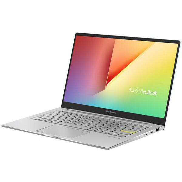 Laptop ASUS VivoBook S13 S333EA-EG009, Intel Core i5-1135G7 pana la 4.2GHz, 13.3" Full HD, 8GB, SSD 512GB, Intel Iris Xe Graphics, Free Dos, alb