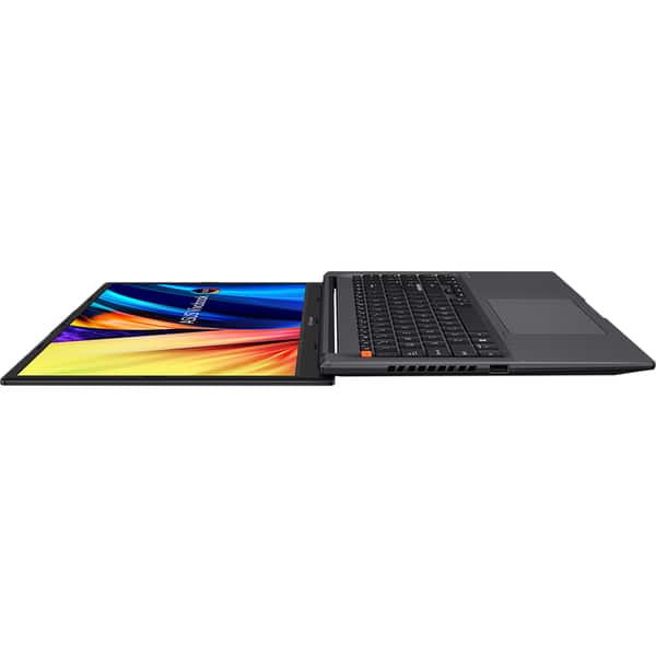 Laptop ASUS Vivobook S 15 OLED M3502RA-MA014X, AMD Ryzen 7 6800H pana la 4.7GHz, 15.6" 2.8K, 16GB, SSD 1TB, AMD Radeon Graphics, Windows 11 Pro, negru