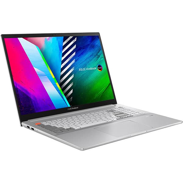 Laptop ASUS Vivobook Pro 16X OLED M7600QE-L2035R, AMD Ryzen 9 5900HX pana la 4.6GHz, 16"4K UHD, 32GB, SSD 1TB, NVIDIA GeForce RTX 3050 Ti 4GB, Windows 10 Pro, alb