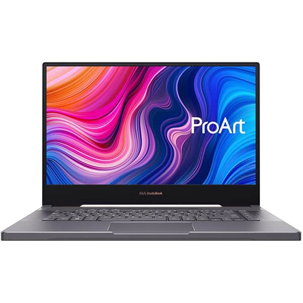 Laptop ASUS ProArt StudioBook Pro 15 W500G5T-HC012R, Intel Core i7-9750H pana la 4.5GHz, 15.6" 4K UHD, 48GB, SSD 1TB, NVIDIA Quadro RTX 5000 Max Q 16GB, Windows 10 Pro, gri celest