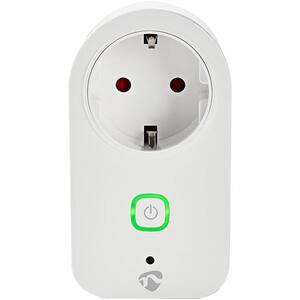 Adaptor priza smart NEDIS WIFIP120FWT, Wi-Fi, alb