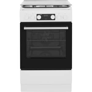 Aragaz WHIRLPOOL WS5G8CHW/E, 4 arzatoare, Gaz + Electric, L 50 cm, alb