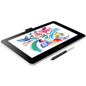 Tableta grafica WACOM One Creative Pen Display, alb-negru