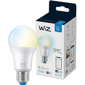 Bec LED Smart WIZ Whites, Wi-Fi, E27, 8.5W, alb 