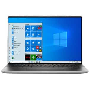 Laptop DELL XPS 9500, Intel Core i7-10750H pana la 5GHz, 15.6" WUXGA, 16GB, SSD 1TB, NVIDIA GeForce GTX 1650 Ti 4GB, Windows 10 Pro, argintiu