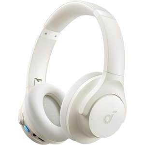 Casti ANKER SoundCore Life Q11i, Bluetooth, Over-ear, Microfon, alb