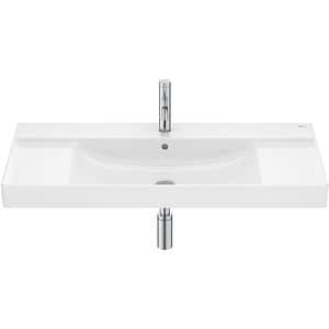 Lavoar baie ROCA Ona A32768A000, ceramica, 100 x 46 cm, alb