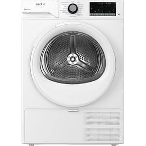Uscator de rufe ARCTIC A3T39239WW, HomeWhiz, Pompa de caldura, 9 kg, 15 programe, Clasa D, alb