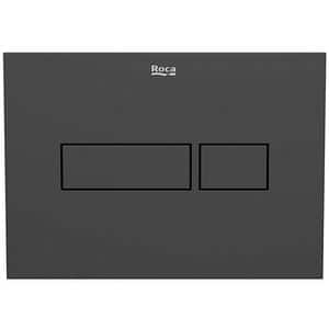 Clapeta actionare ROCA Duplo Nova PL NV1 A890220206, dubla actionare, negru mat