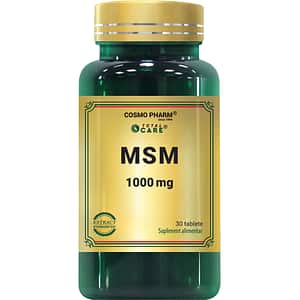 Supliment MSM 1000 mg, 30 comprimate, COSMO PHARM
