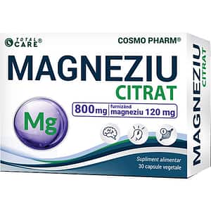 Supliment Magneziu Citrat, 30 capsule, COSMO PHARM