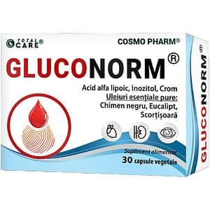 Supliment Gluconorm, 30 capsule, COSMO PHARM
