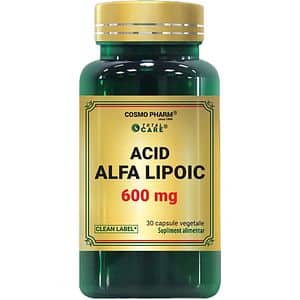 Supliment Acid Alfa Lipoic 600 mg, 30 capsule, COSMO PHARM