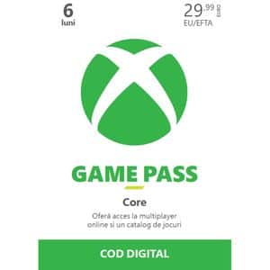 Abonament Xbox Game Pass Core 6 luni (licenta electronica Xbox)