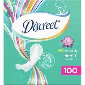 Absorbante zilnice DISCREET Deo Waterlily, 100buc 