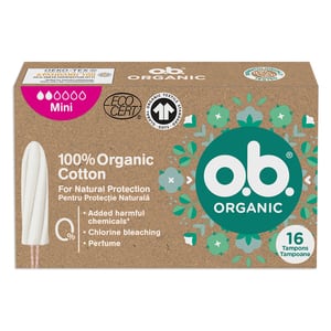 Tampoane OB Organic Mini, 16buc
