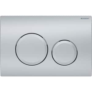 Clapeta actionare GEBERIT Delta 20 115127461, dubla actionare, crom mat