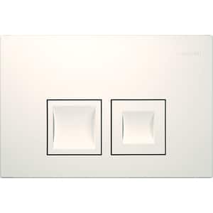 Clapeta actionare GEBERIT Delta 35 115135115, dubla actionare, alb