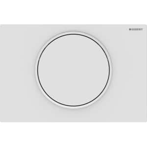 Clapeta actionare GEBERIT Sigma 10 115758KJ5, alb-crom