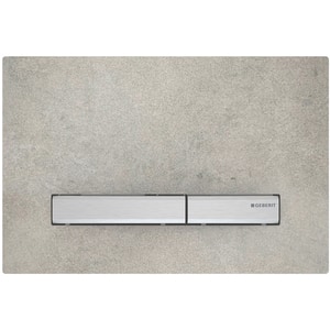 Clapeta actionare GEBERIT Sigma 50 115788JV2, dubla actionare, gri-crom