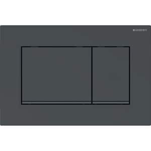 Clapeta actionare GEBERIT Sigma 30 115883161, dubla actionare, negru mat lacuit